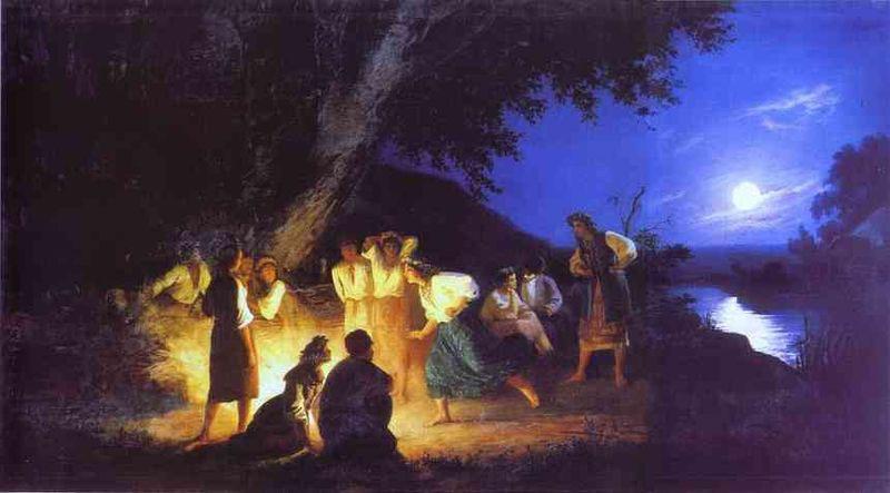 Henryk Siemiradzki Night on the Eve of Ivan Kupala oil painting picture